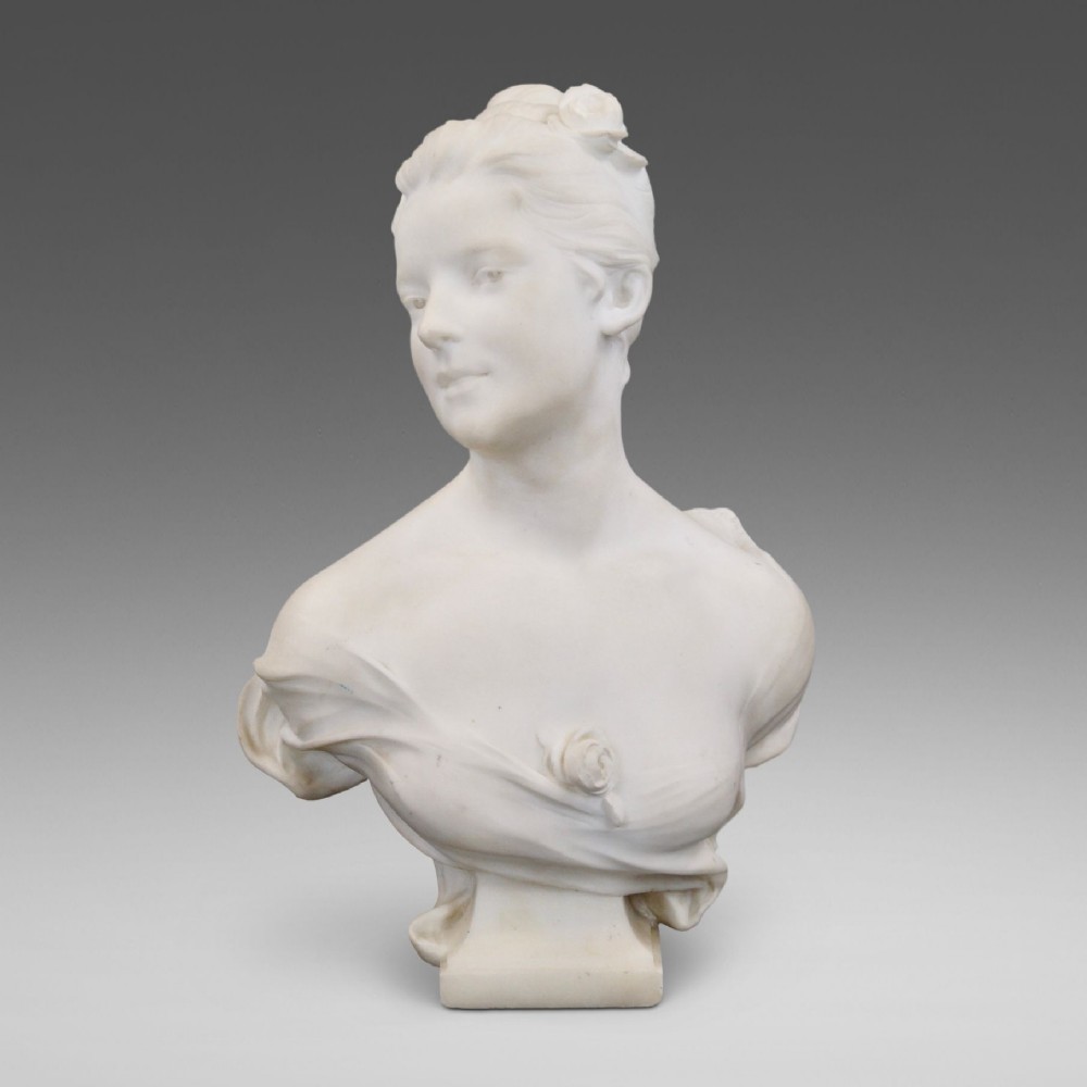 A 19Th Century Carrara Marble Bust