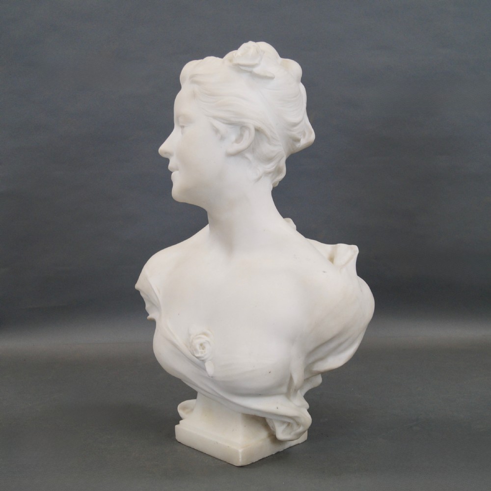 A 19Th Century Carrara Marble Bust View III