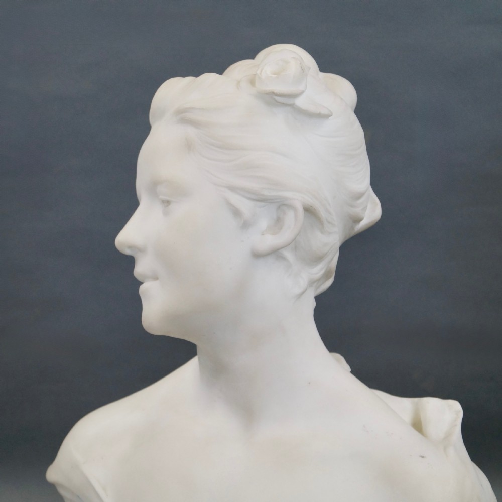 A 19Th Century Carrara Marble Bust View IV