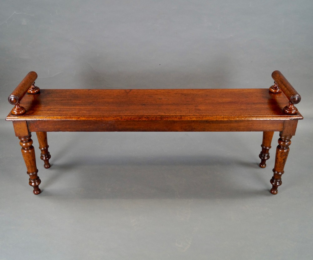 A Mid 19Th Century Mahogany Window Seat View IV