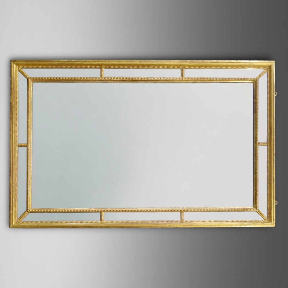 An 18th century, Adam period, gilt frame mirror View IV
