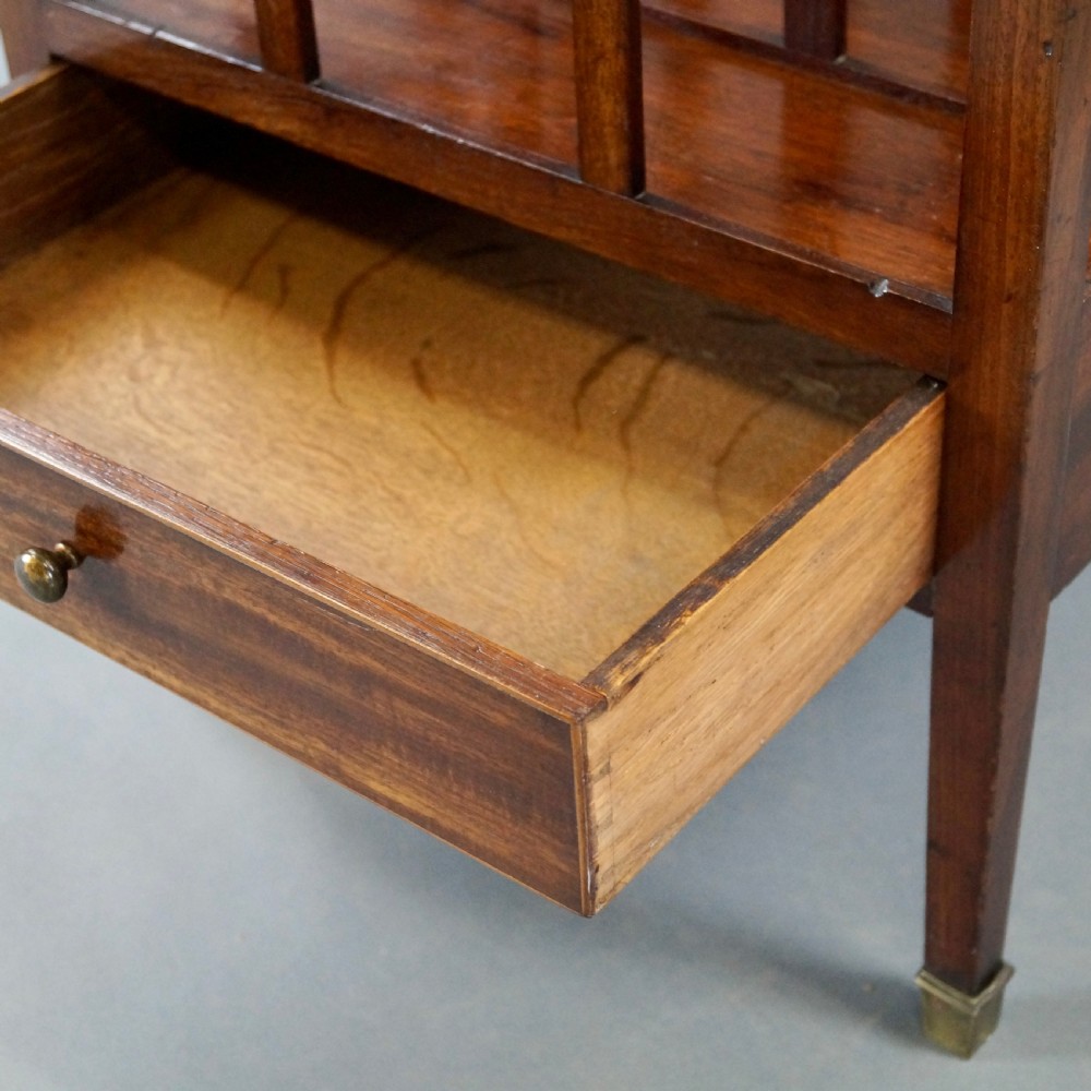 A Small George III Mahogany Canterbury View IV