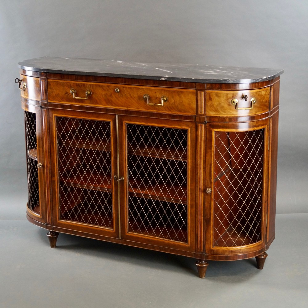A Fine George III Mahogany Side Cabinet View II