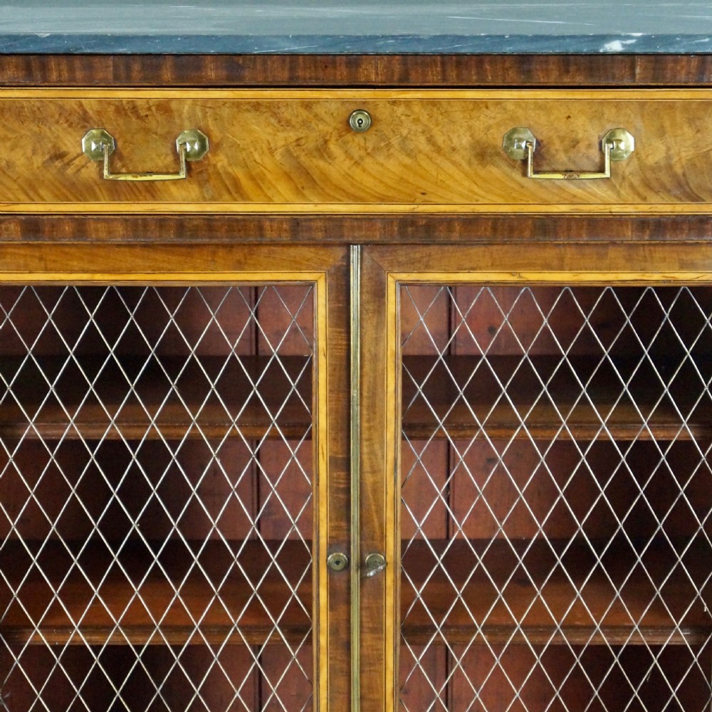 A Fine George III Mahogany Side Cabinet View III