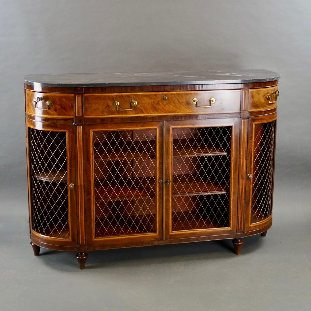 A Fine George III Mahogany Side Cabinet View V