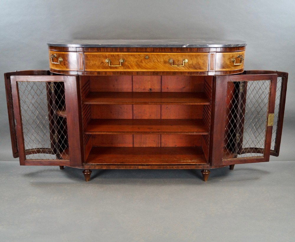 A Fine George III Mahogany Side Cabinet View VII
