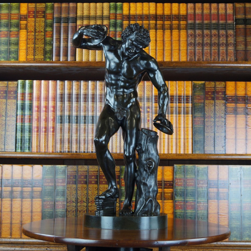 A Fine Large Bronze Figure Of A Dancing Fawn View II
