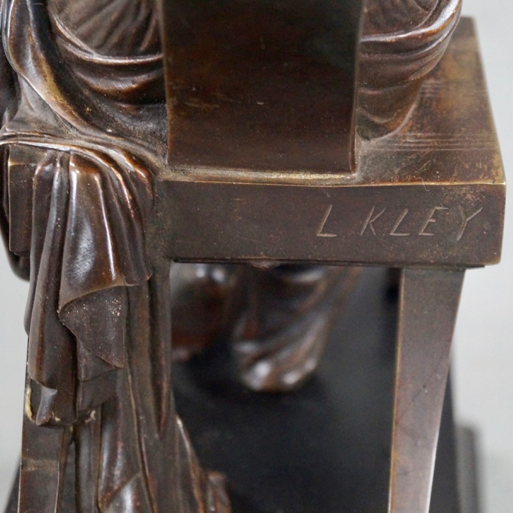A Charming Bronze By Louis Kley (1833-1911) View V