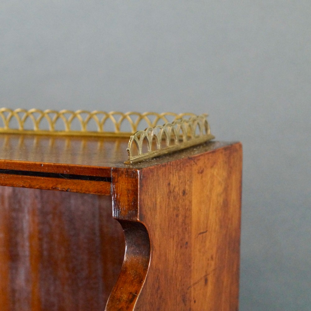 A Regency Mahogany Waterfall Bookcase View VI