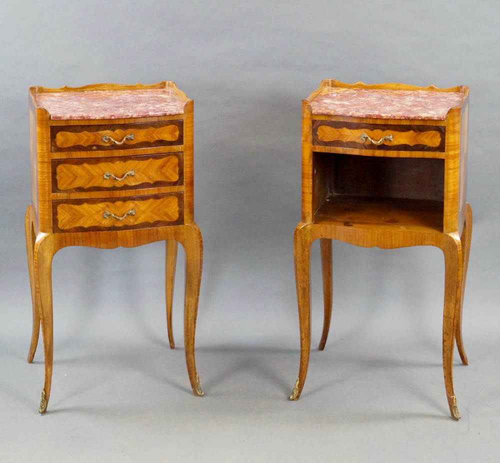 Pair Of French Bedside Tables View III