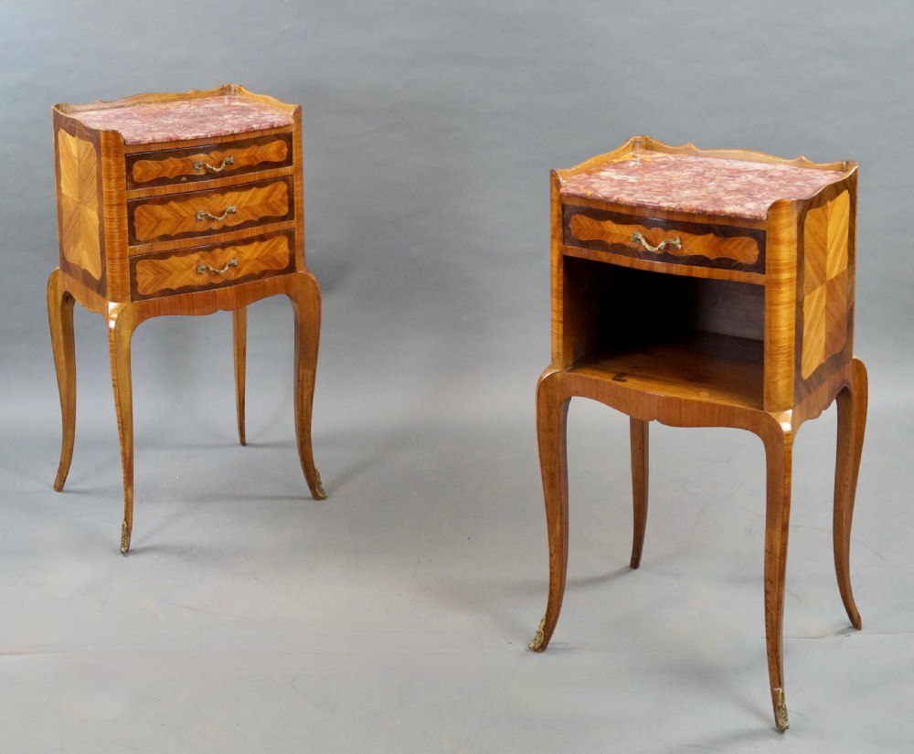 Pair Of French Bedside Tables View VI