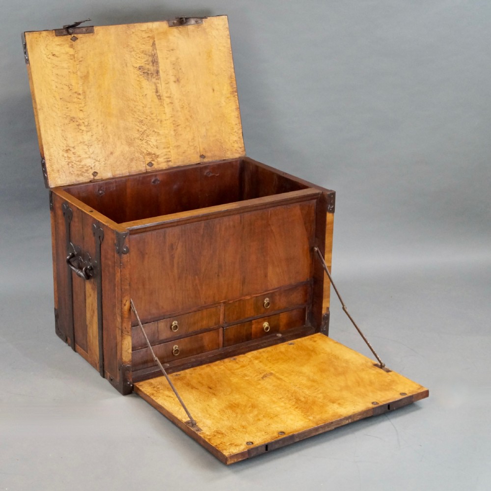 18Th Century Walnut Strong Box View II