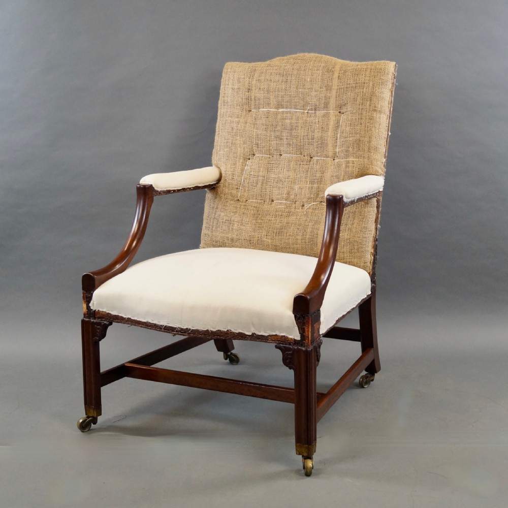 A Mahogany Gainsborough Chair View V