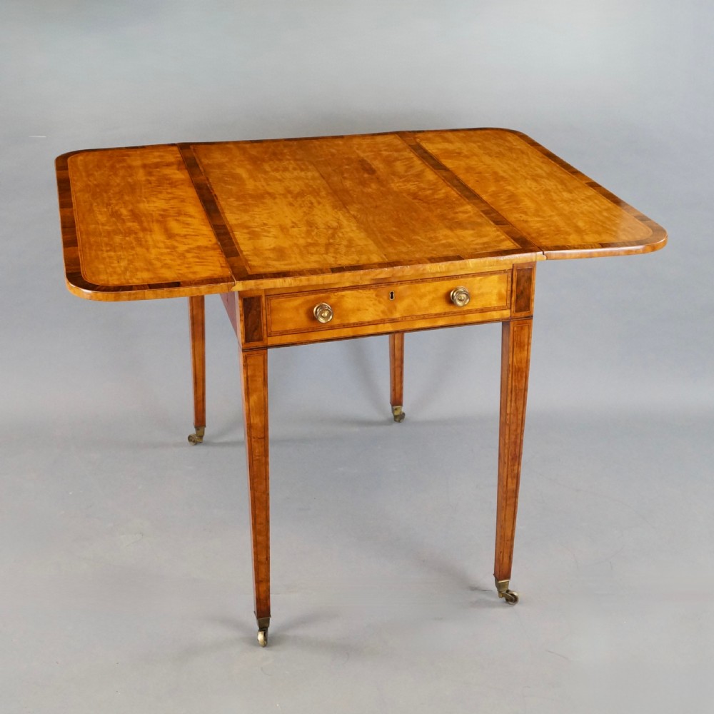 A George III Satinwood Pembroke Table View II