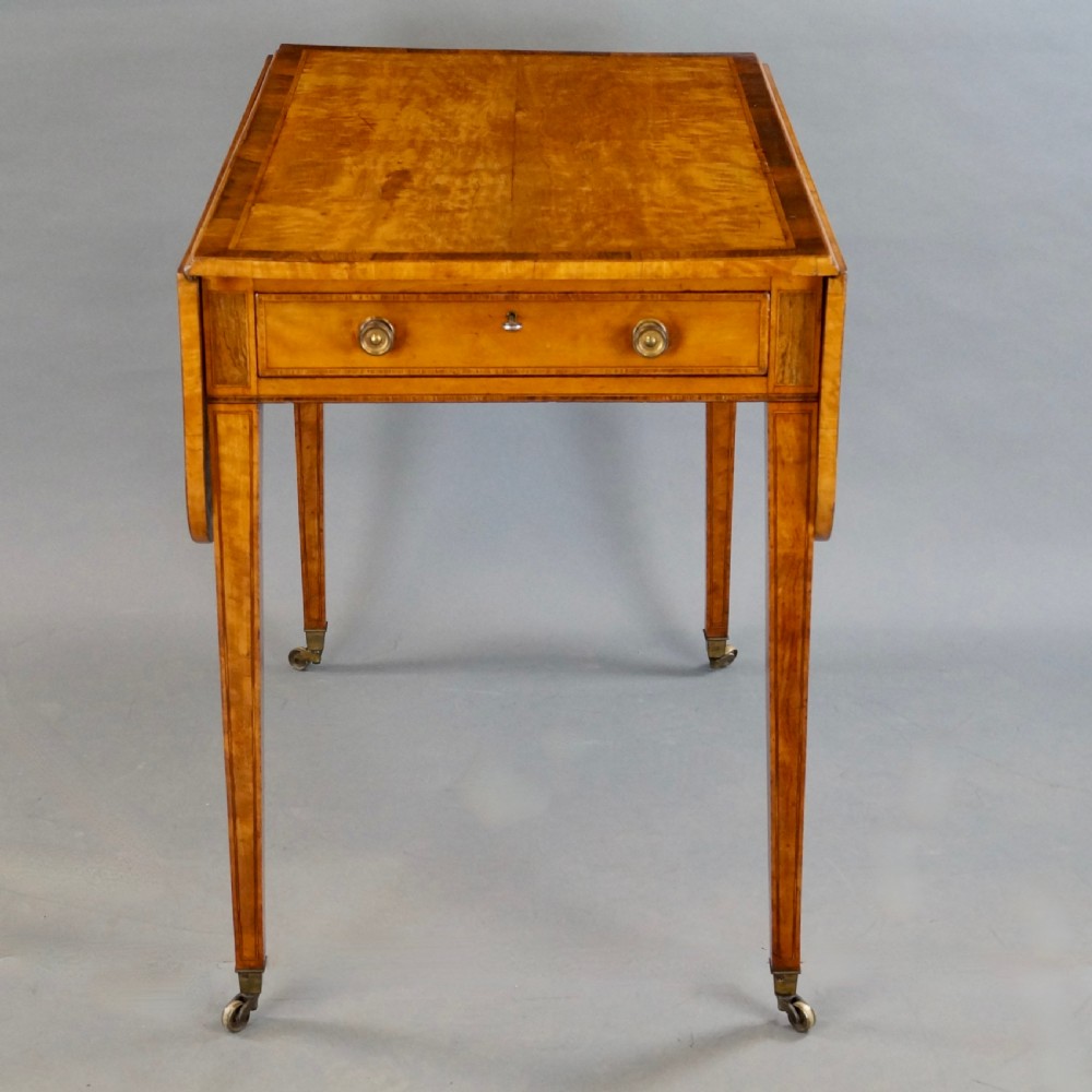 A George III Satinwood Pembroke Table View VIII