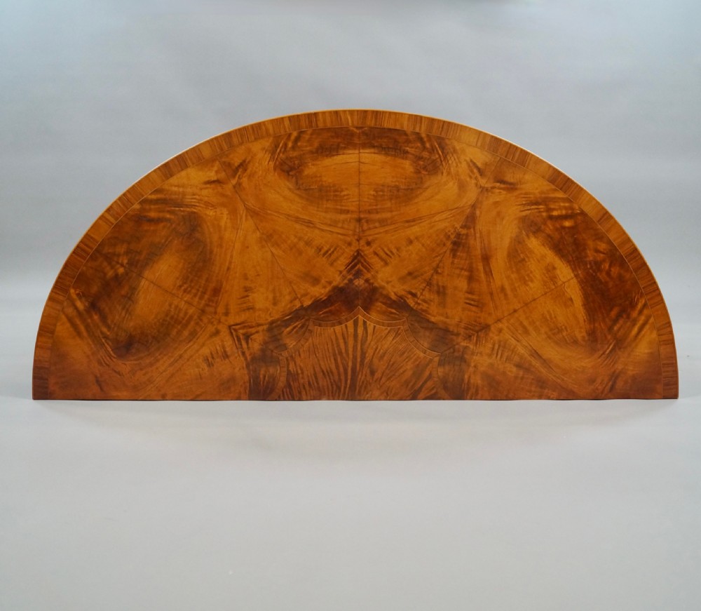 A Fine Pair Of Satinwood Demi Lune Commodes View V
