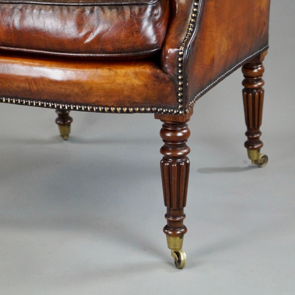 A Fine Regency Library Arm Chair View III