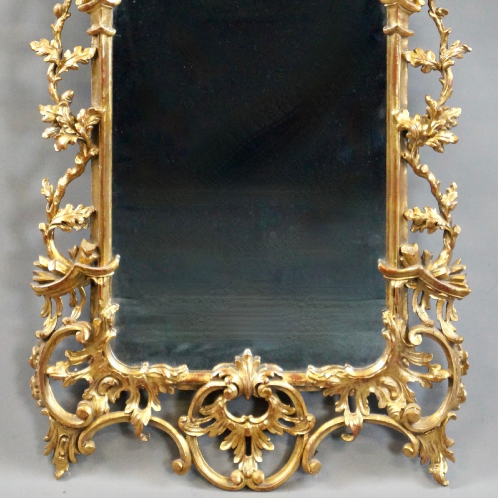 A Carved Gilt Wood Wall Mirror View III