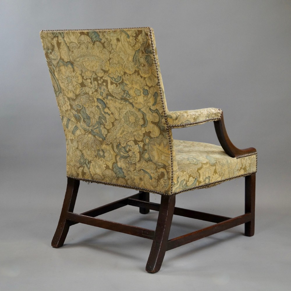 A George III Mahogany Gainsborough Chair View V
