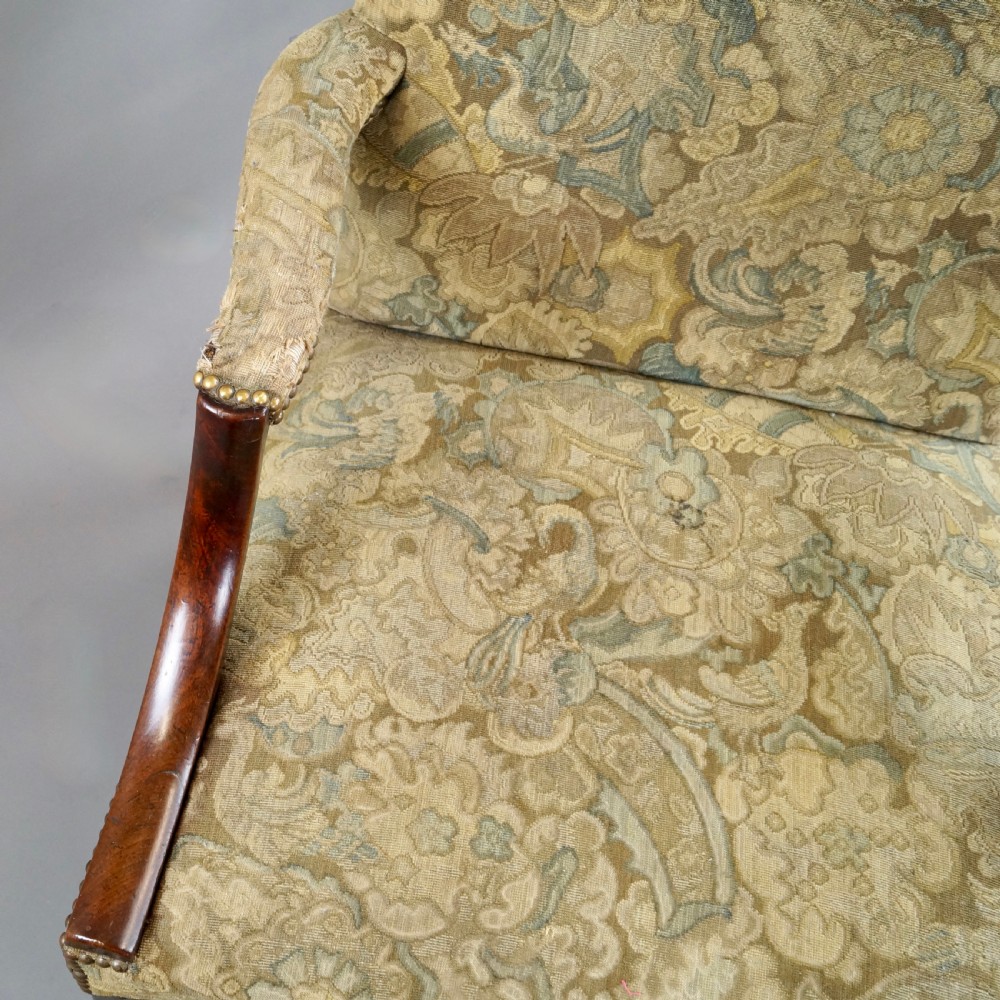 A George III Mahogany Gainsborough Chair View VII