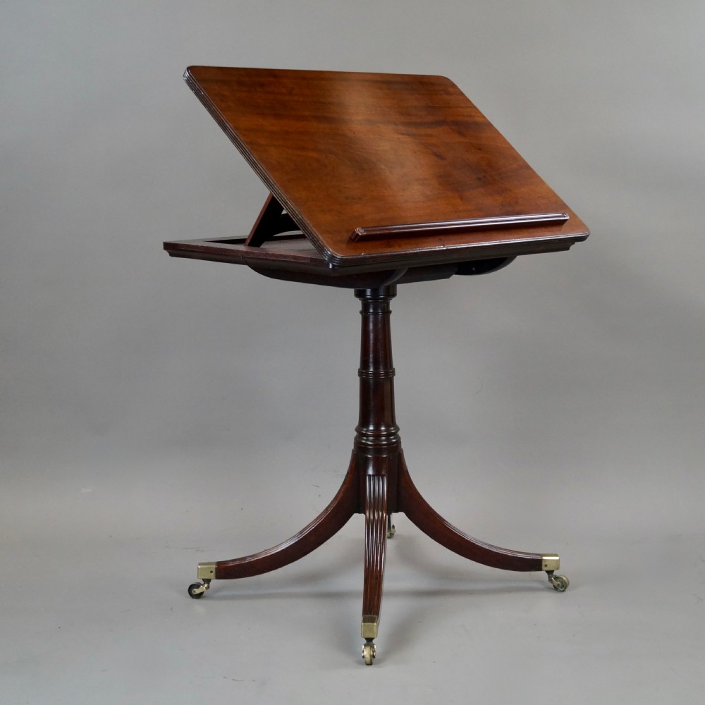 George III, Cuban Mahogany Reading Table View II