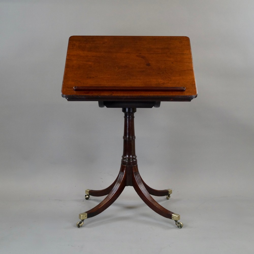 George III, Cuban Mahogany Reading Table View V