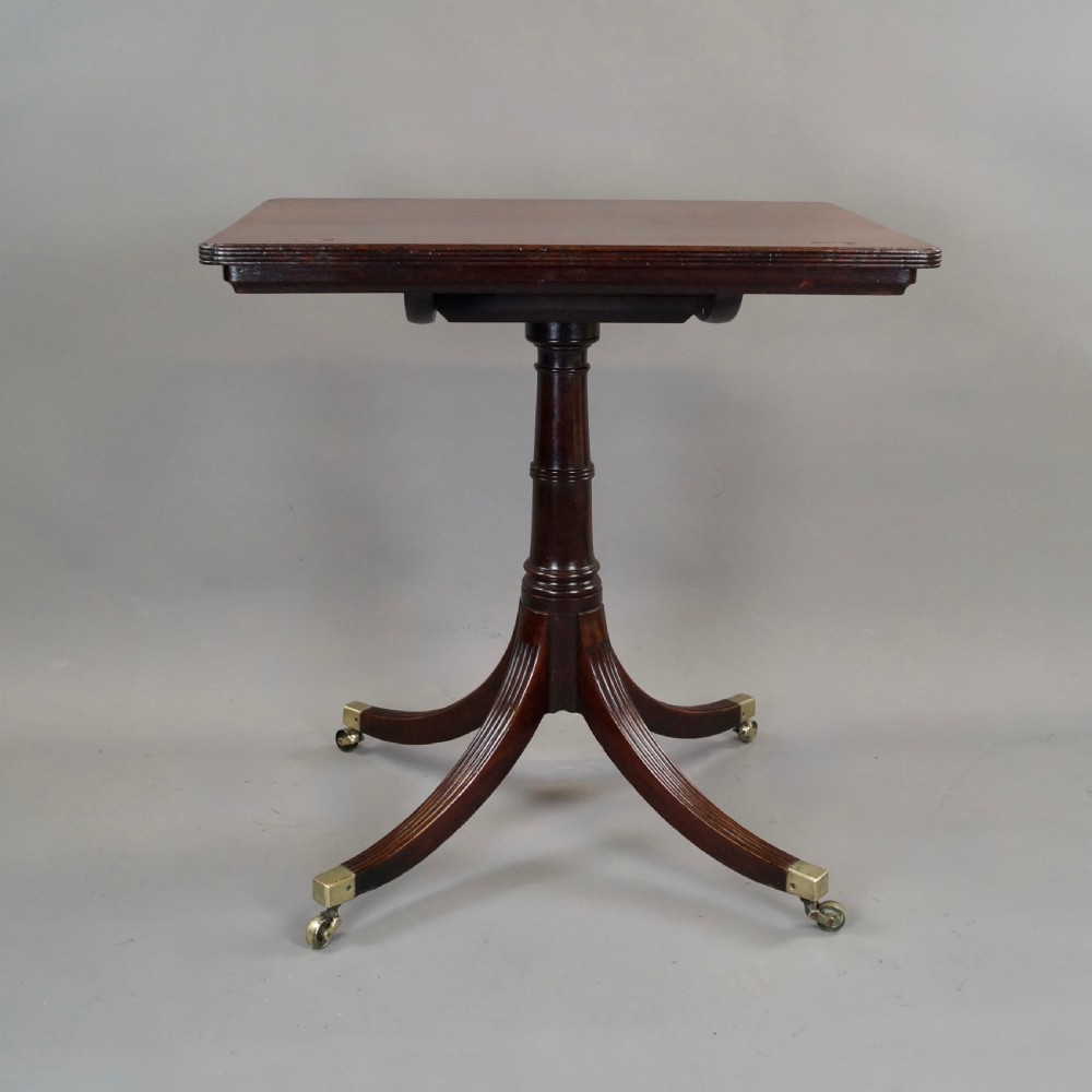 George III, Cuban Mahogany Reading Table View VI