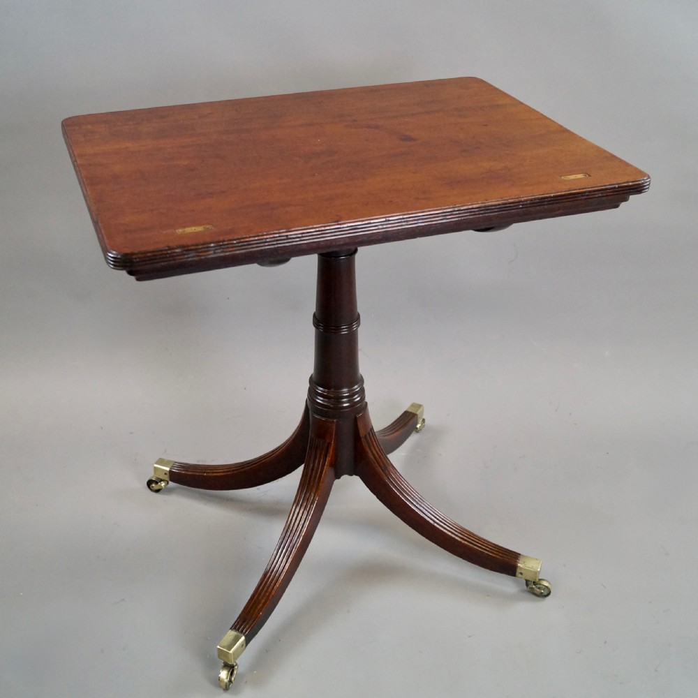 George III, Cuban Mahogany Reading Table View VII