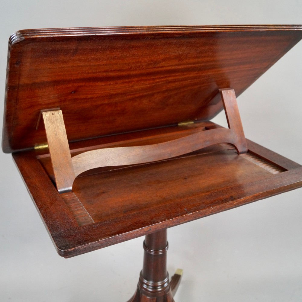 George III, Cuban Mahogany Reading Table View VIII
