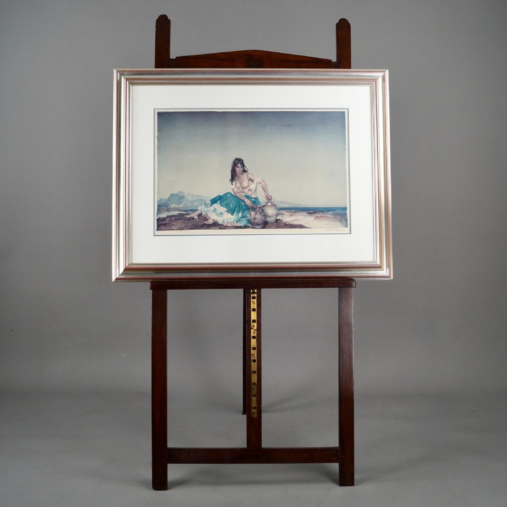 A 19Th Century Mahogany Easel View II