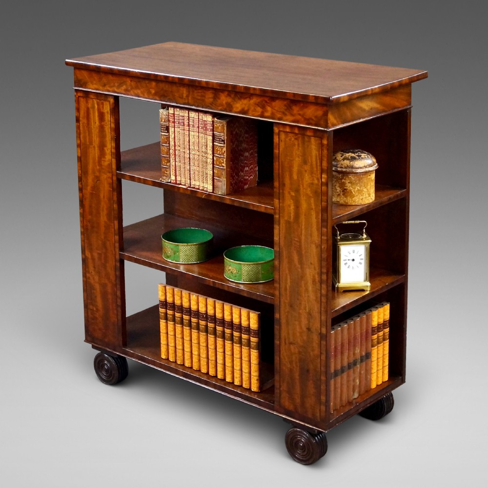 A lovely Regency dwarf bookcase