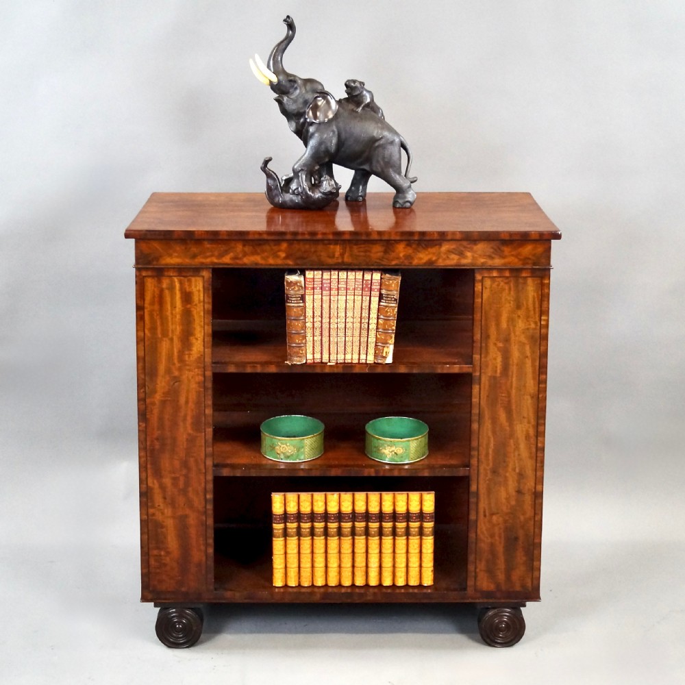 A lovely Regency dwarf bookcase View II