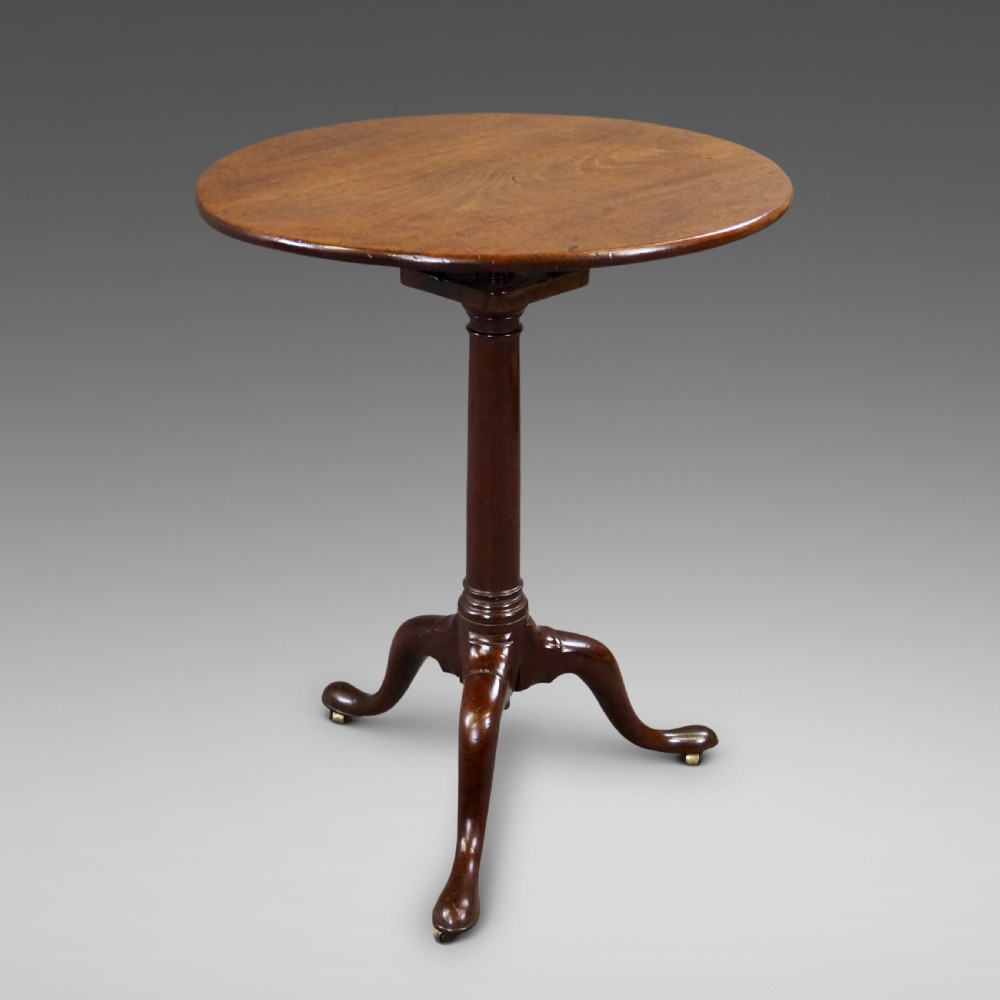 A George III Mahogany Tripod Table
