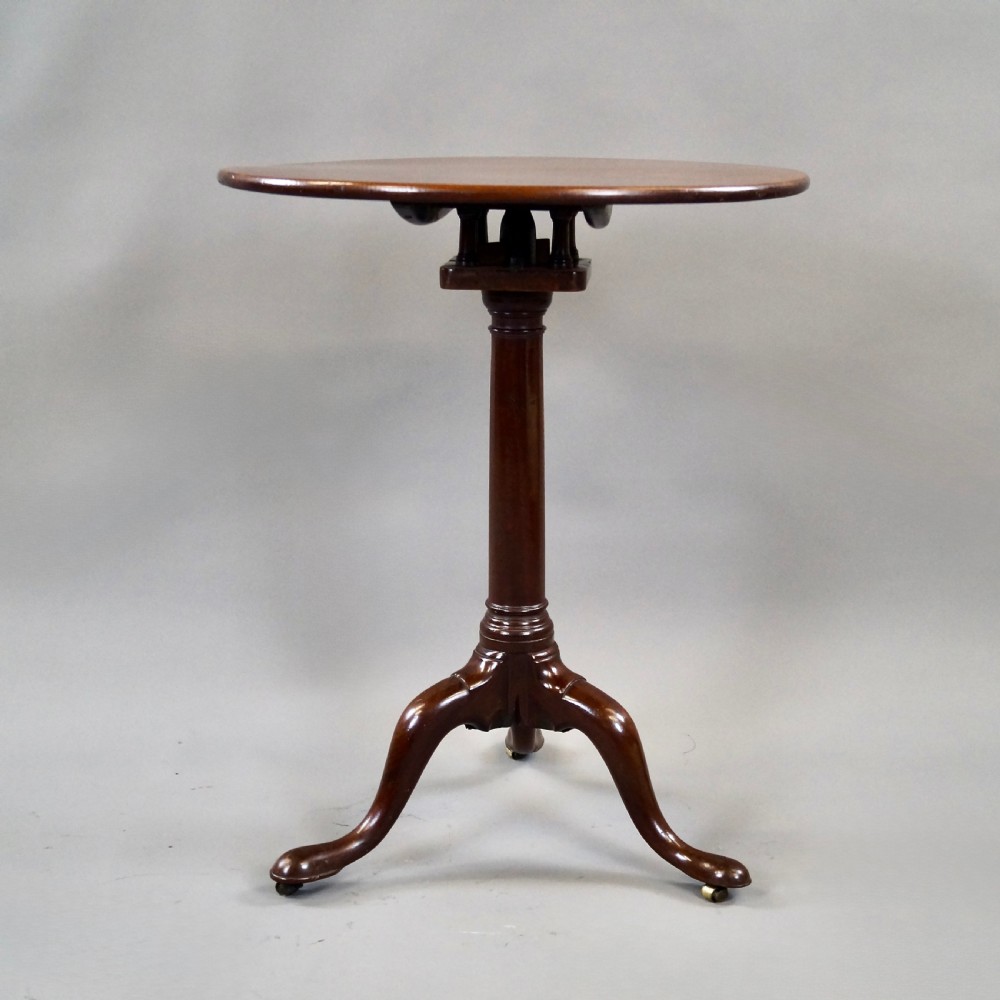 A George III Mahogany Tripod Table View VII