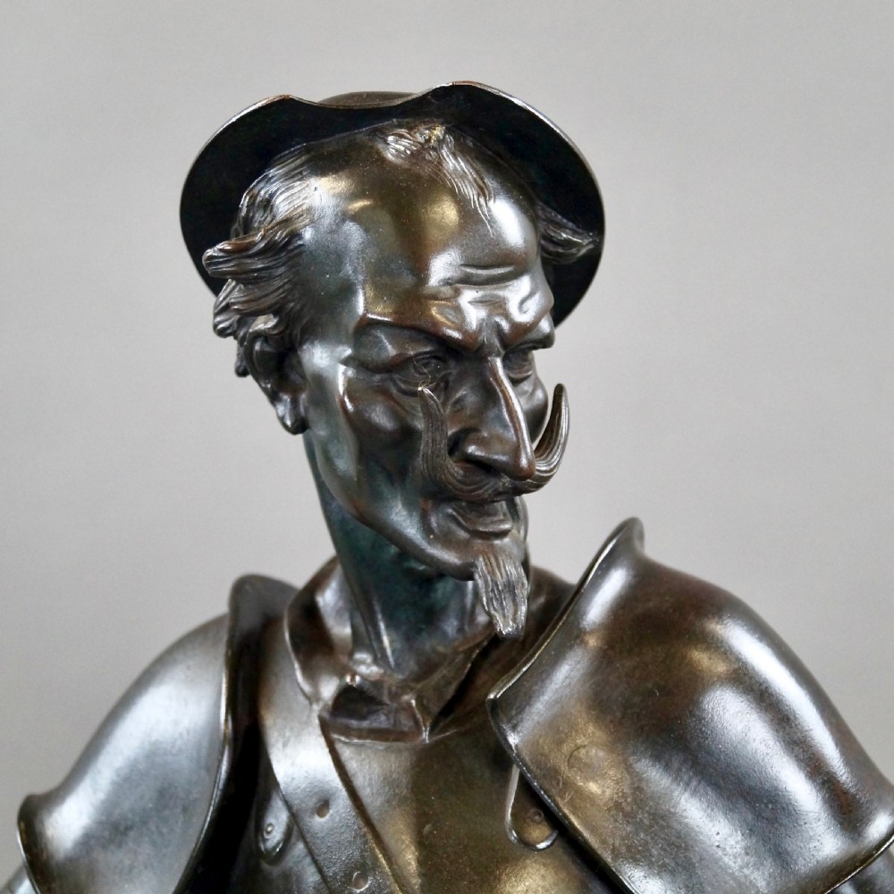Bronze Figure Of Don Quixote By Machault  View II