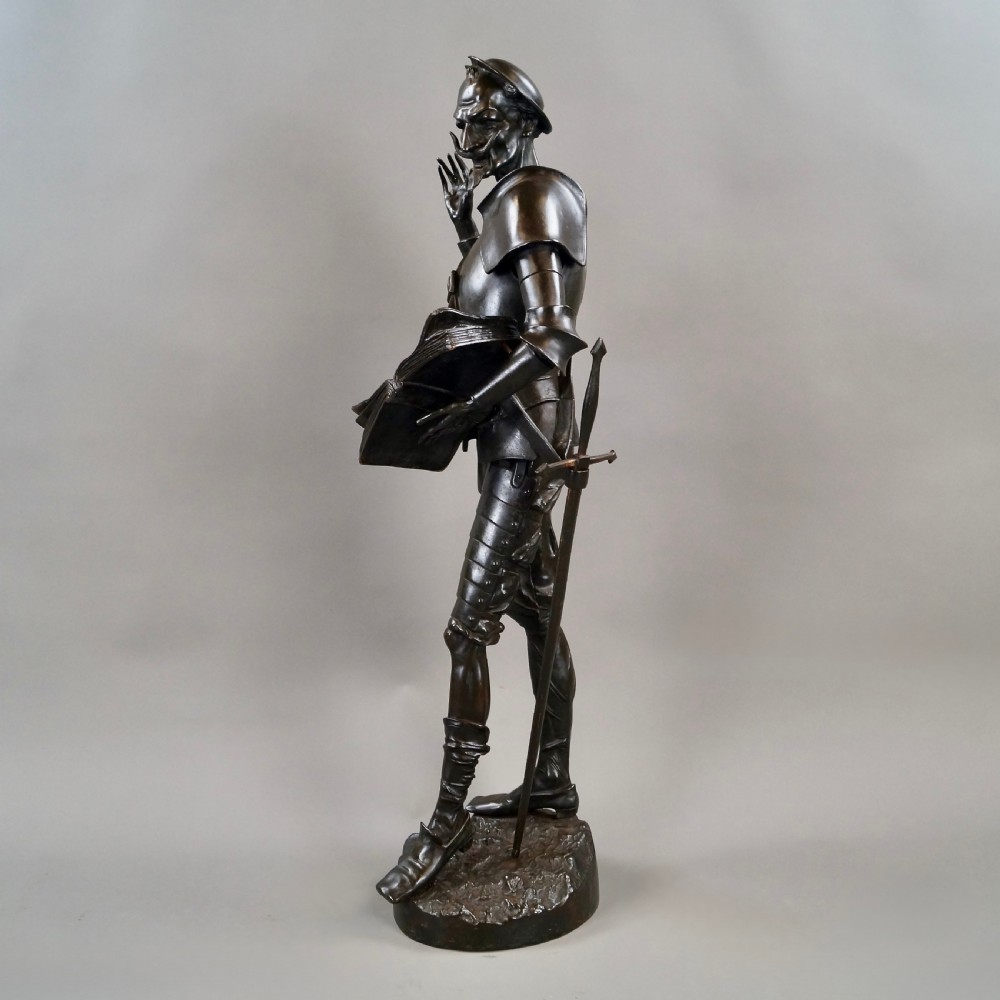 Bronze Figure Of Don Quixote By Machault  View III
