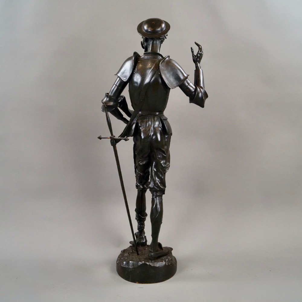 Bronze Figure Of Don Quixote By Machault  View VI