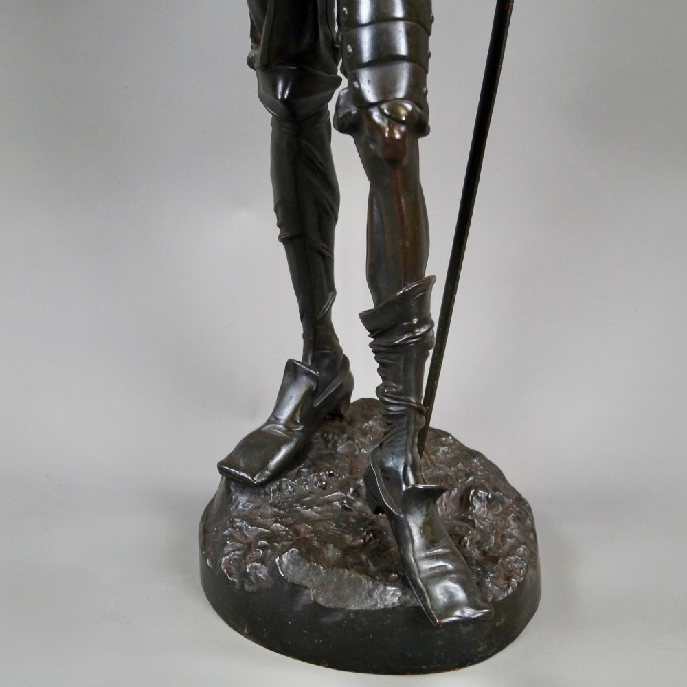 Bronze Figure Of Don Quixote By Machault  View VII