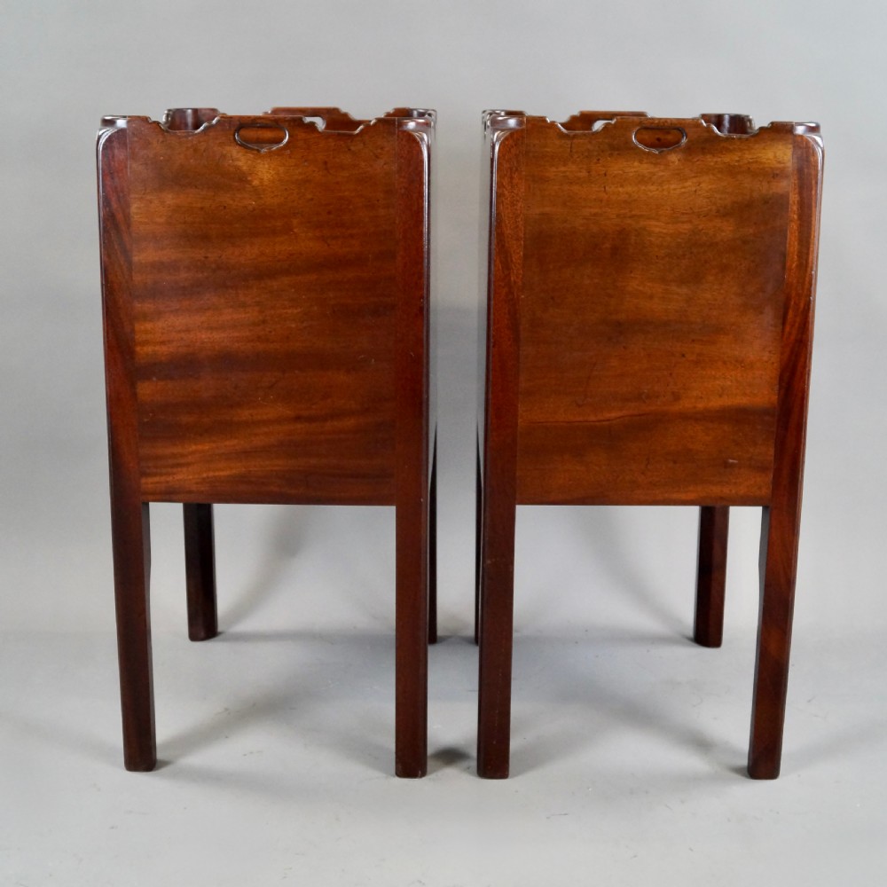 A Pair Of Georgian Style Bedside Commodes View IV