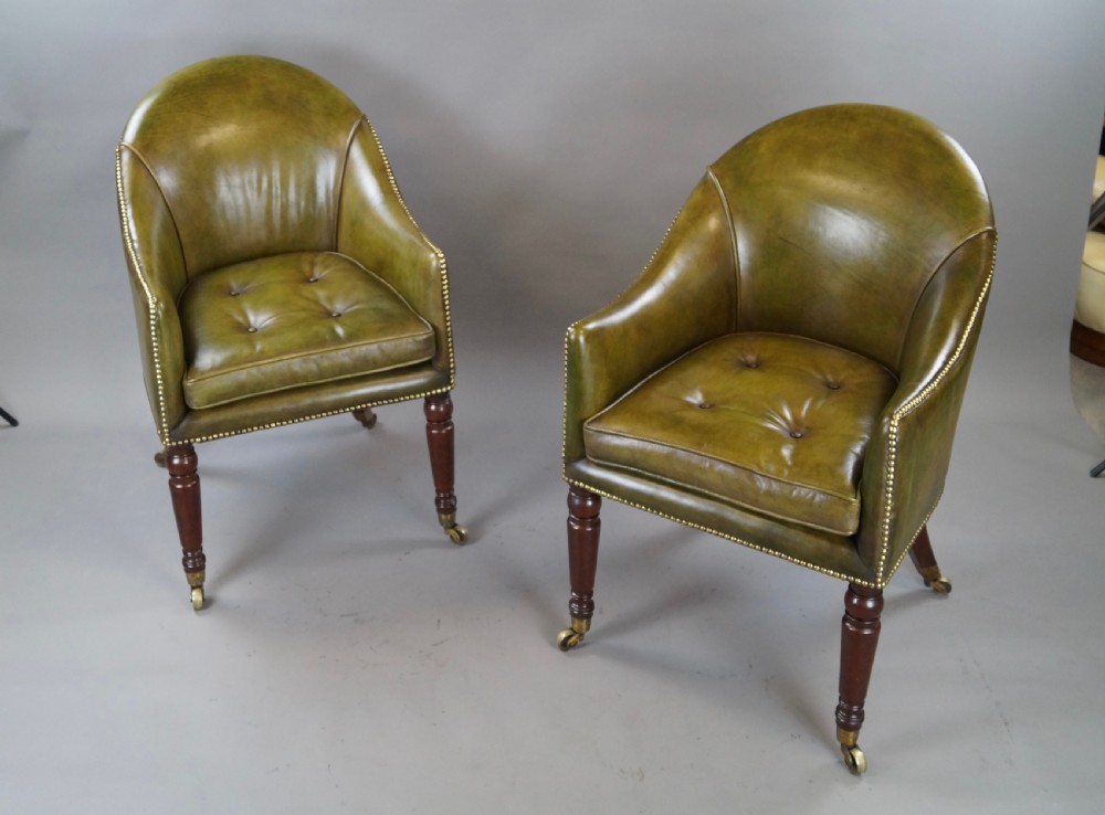 Pair Of William IV Tub Chairs View IV
