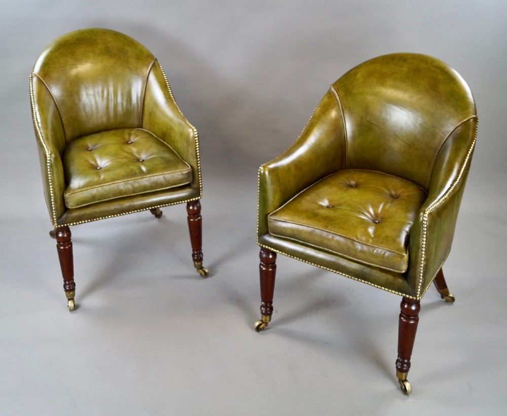 Pair Of William IV Tub Chairs View VIII