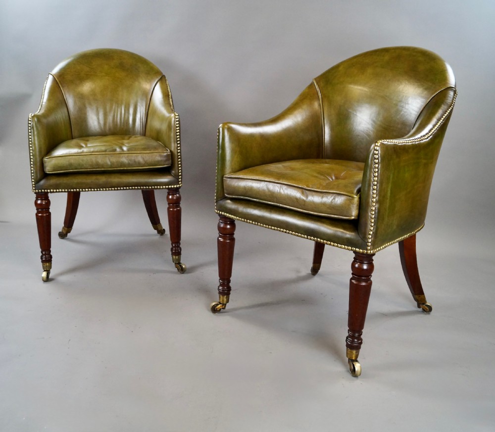Pair Of William IV Tub Chairs View IX
