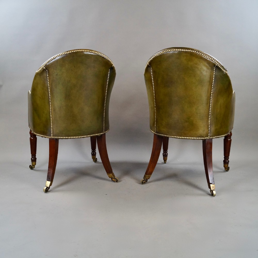 Pair Of William IV Tub Chairs View X