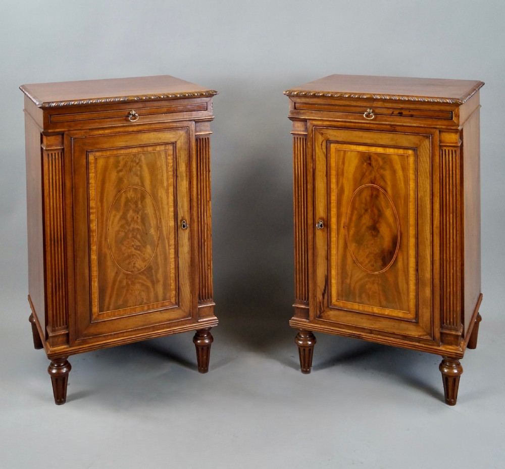 A Pair Of Mahogany Bedside Cupboards View III