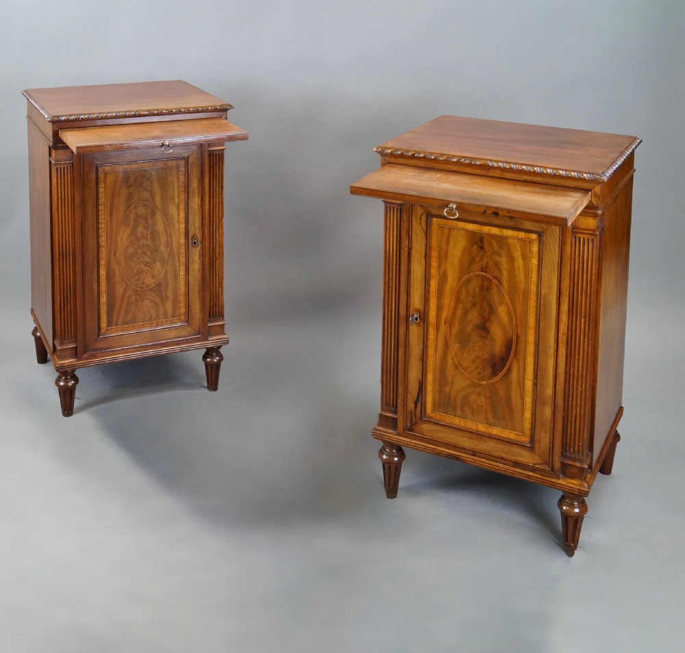 A Pair Of Mahogany Bedside Cupboards View IV
