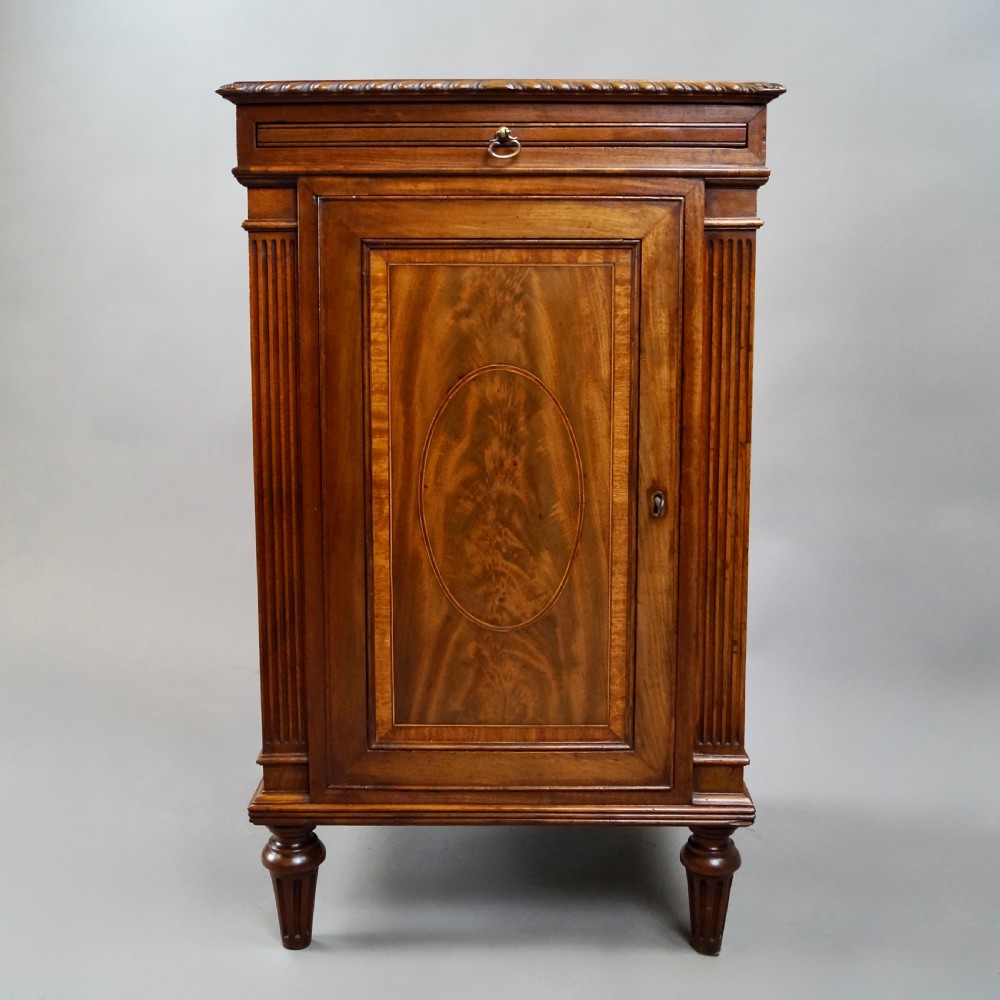 A Pair Of Mahogany Bedside Cupboards View V