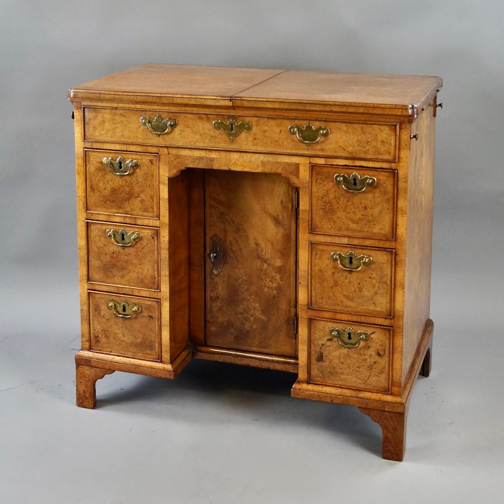 George I Walnut Knee-Hole Dressing Chest View II