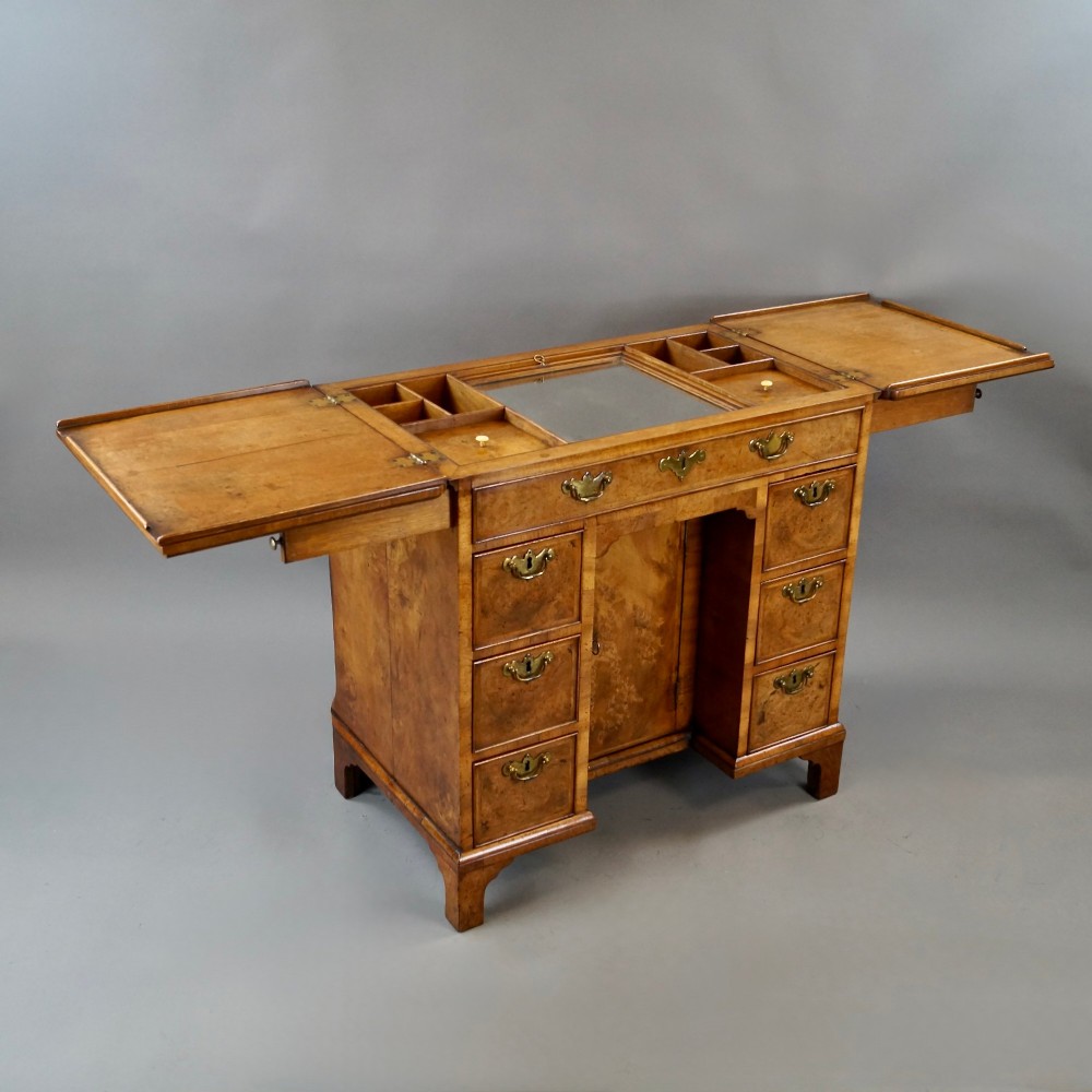 George I Walnut Knee-Hole Dressing Chest View III