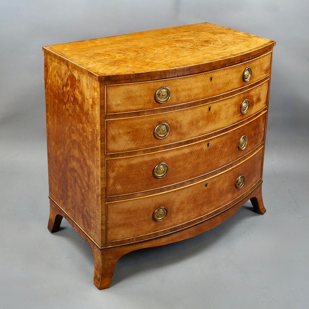A Fine George III Satinwood Chest View II