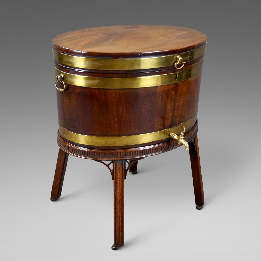 A Fine George III Mahogany Wine Cooler